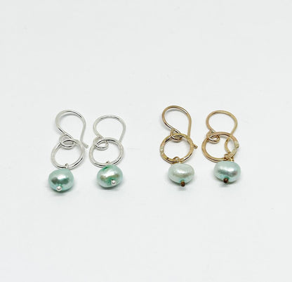 Mermaid Pearl Drop Earrings