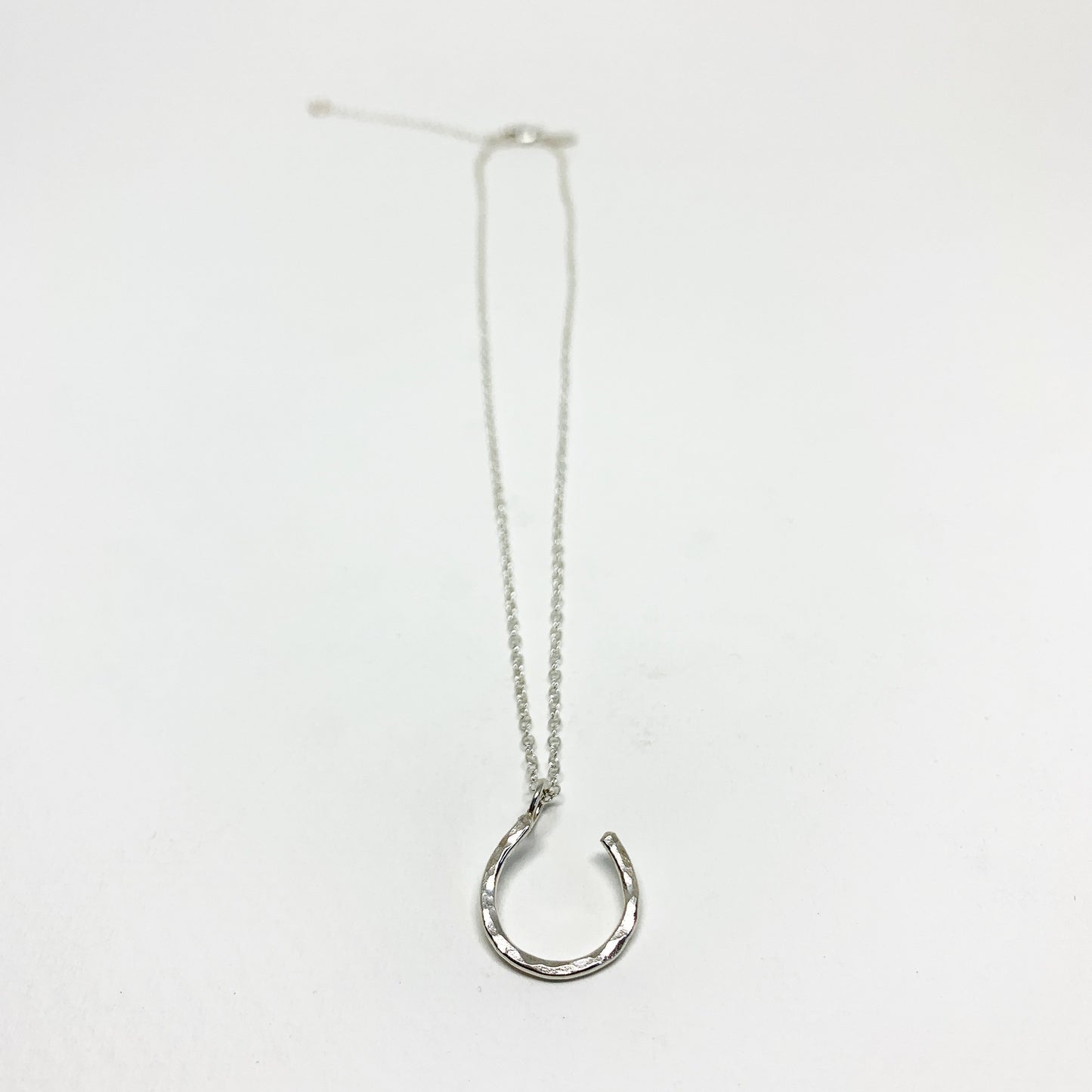 Hanging Lucky Horseshoe Charm Necklace