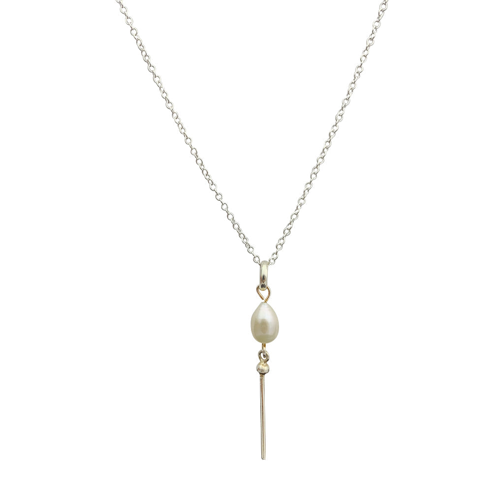 Freshwater Pearl Bar Necklace