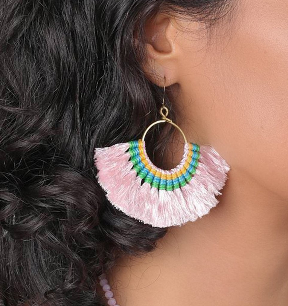 Tassel Fan Earrings