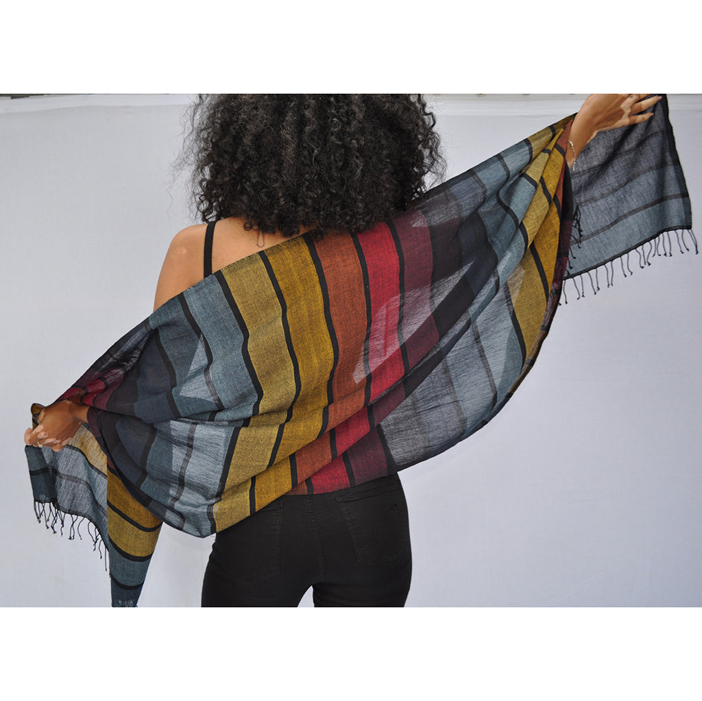 Rainbow Wrap Scarf