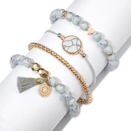 Four Piece Bracelet Set