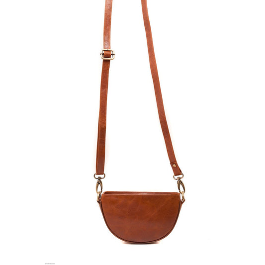 Brown Half Moon Bag