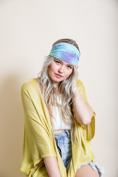 Wide Tie-Dye Headband