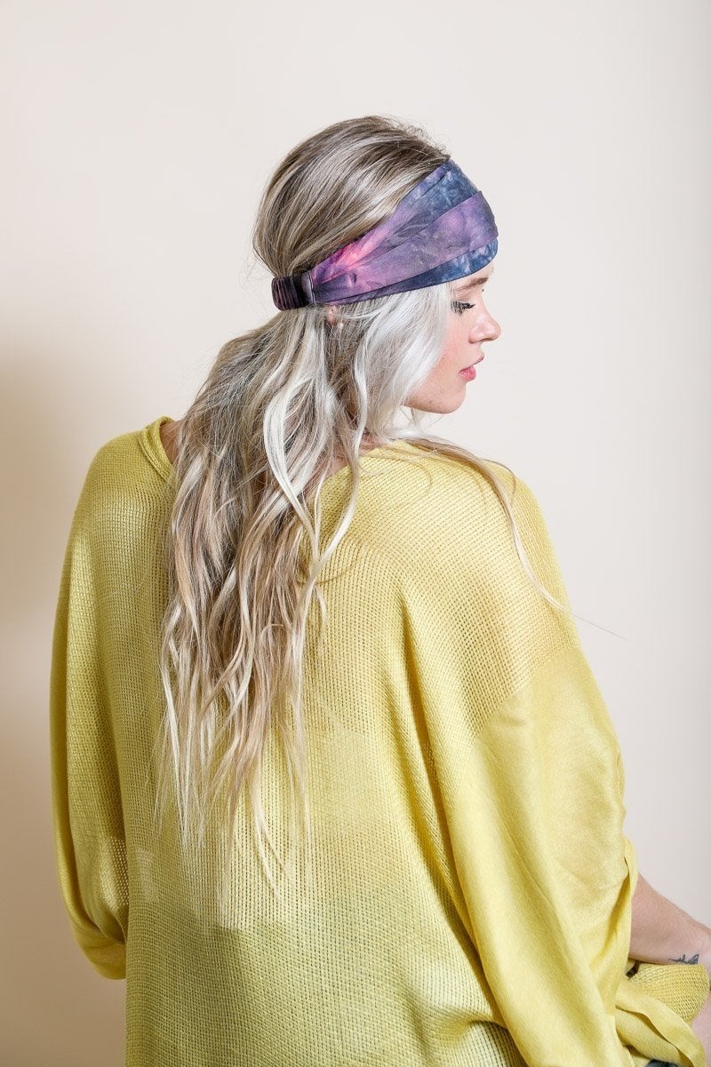 Wide Tie-Dye Headband